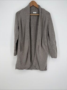 Aritzia Community Cozy Open-Front Women's Sweater Cardigan - Gray
